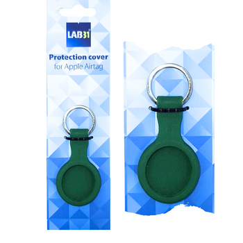 LAB31 POKROWIEC OCHRONNY DLA APPLE AIRTAG CIEMNA ZIELEŃ