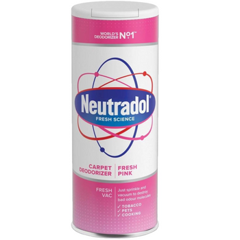 PROSZEK DO DYWANÓW NEUTRADOL 350G CARPET DEODORISER PINK FRESH