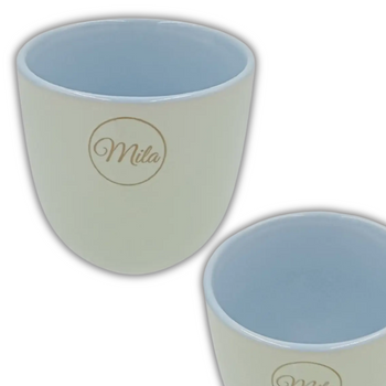 MILA KUBEK SZKLANKA CERAMICZNY PASTELOWY ZIELONO-NIEBIESKI