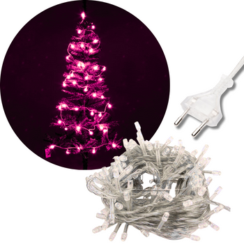 20 LED LAMPKI ŚWIĄTECZNE 1,5M RÓŻ SZNUR