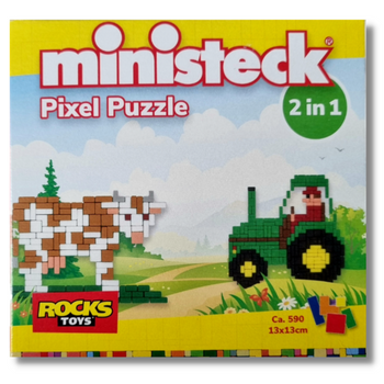 PUZZLE PIXEL MINISTECK 2W1 FARMA