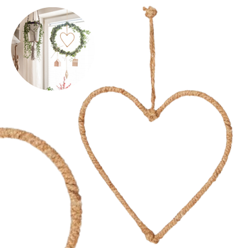 WIKLINOWA DEKORACJA SERDUSZKO