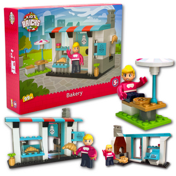 KLOCKI KID'S BRICKS BAKERY PIEKARNIA 99 ELEMENTÓW