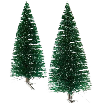 ZESTAW 2 CHOINEK Z KLIPSEM ZIELONE