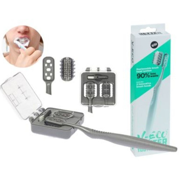 SZCZOTECZKA V-ECO BETTER TOOTHBRUSH SREBRNA
