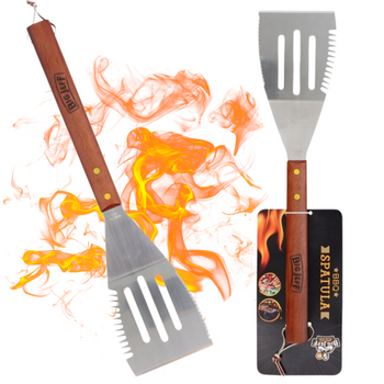 BIG JEFF ŁOPATKA DO GRILLOWANIA STEKÓW MIĘSA STALOWA 41CM