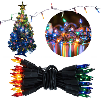 LAMPKI CHOINKOWE 40 MIX COLOUR LUNA ART