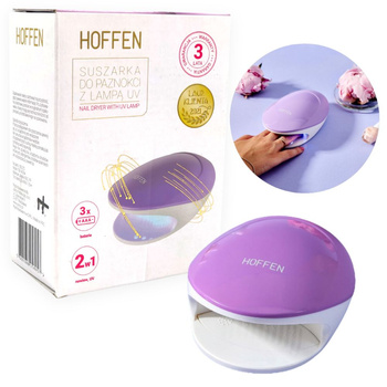 SUSZARKA DO PAZNOKCI Z LAMPĄ UV HOFFEN