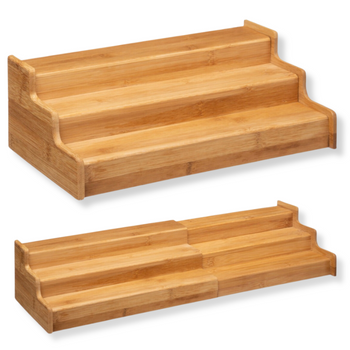 ROZSUWANY ORGANIZER BAMBUSOWY 3 POZIOMY NA PRZYPRAWY