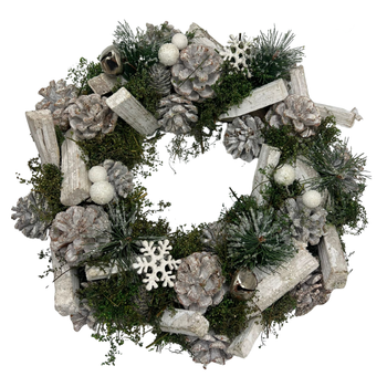 WIENIEC BIAŁO-ZIELONY 29CM