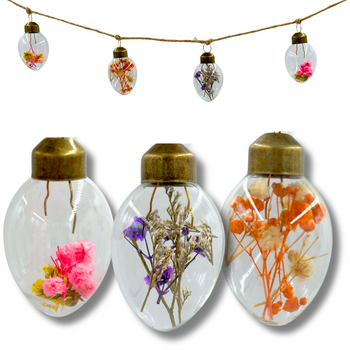 SZKLANE JAJKA 9SZT GIRLANDA RÓŻ/POMARAŃCZ/FIOLET