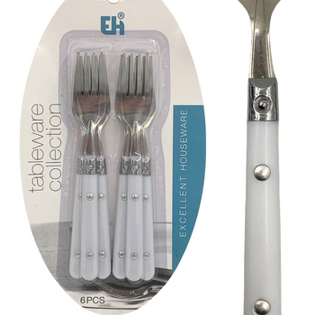 ZESTAW 6 WIDELCY Z BIAŁĄ RĄCZKĄ
