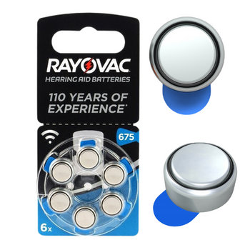 RAYOVAC BATERIE DO APARATU SŁUCHOWEGO 675 6SZT.