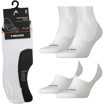 STOPKI HEAD 2-PAK 43-46 BIAŁE