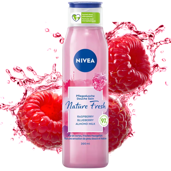 Nivea Shower Gel Nature Fresh Raspberry   300ML