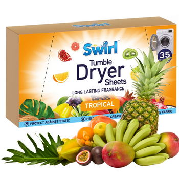 CHUSTECZKI ZAPACHOWE SWIRL TUMBLE DRYER SHEETS TROPICAL 35 PACK
