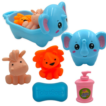 ZESTAW ŁAZIENKOWY DO ZABAWY DLA DZIECI SŁONIK