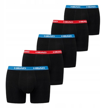 MAJTKI HEAD 5-PAK MĘSKIE RED/BLUE SIZE S