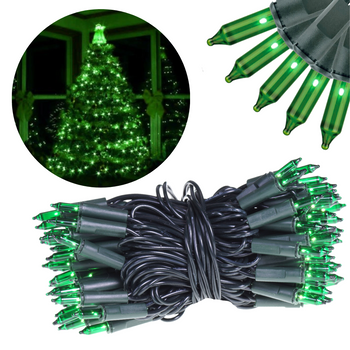 LAMPKI CHOINKOWE 40 ZIELONE LUNA ART