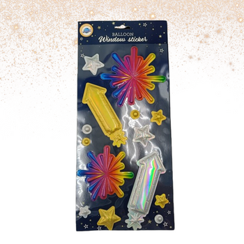 NAKLEJKA SAMOLEPKA NA OKNO PETARDY