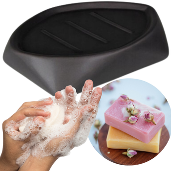 ALTER MYDELNICZKA CERAMICZNA CZARNA 13X9X3CM