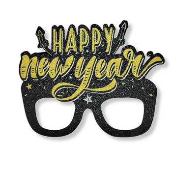 OKULARY BROKATOWE HAPPY NEW YEAR