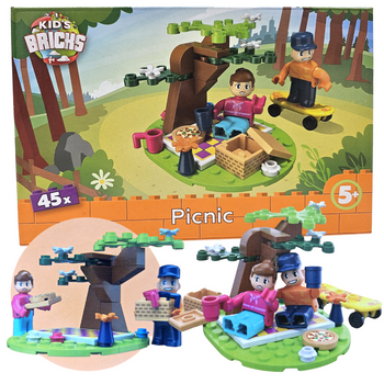 Klocki Kid's Bricks Piknik 45 elementów