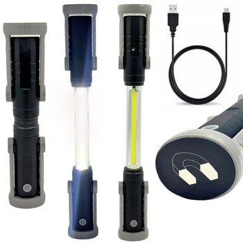 AKUMULATOROWA LAMPA LAMPKA LATARKA WARSZTATOWA USB LETHE