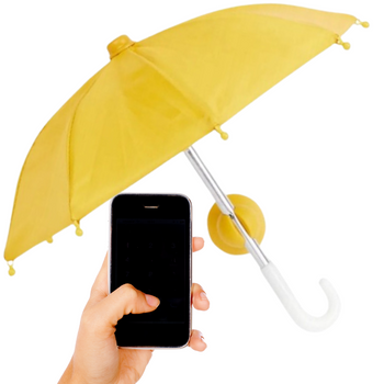 MINI PARASOL DO TELEFONU ŻÓŁTY