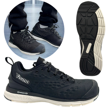 BUTY ROBOCZE Z NOSKIEM S1 CZARNE R 43 VISMO