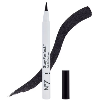 No7 STAY PERFECT FELT TIP EYE LINER 1,6G BLACK