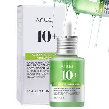 ANUA AZELAIC ACID 10+ HYALURON KORYGUJĄCO-NAWILŻAJĄCE SERUM DO TWARZY 3- ML