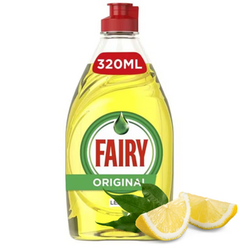 PŁYN DO NACZYŃ FAIRY 320ML WASHING UP LIQUID LEMON