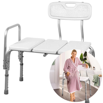 ŁAWKA MEDYCZNA POD PRYSZNIC BIAŁA