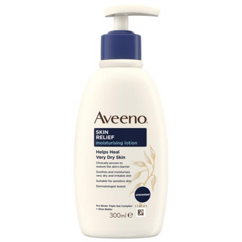 BALSAM AVEENO SKIN RELIEF 300ML MOISTURISING LOTION SHEA BUTTER