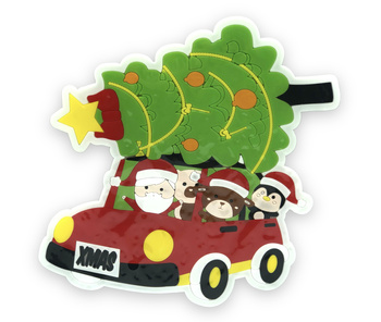 OZDOBY ŚWIĄTECZNE NA OKNO SAMOCHÓD MIKOŁAJA XST510-12