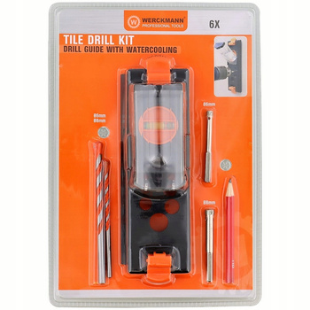 ZESTAW WIERTEŁ DO PŁYTEK WERCKMANN