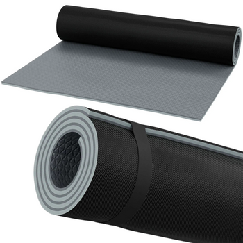 CRIVIT KARIMATA MATA FITNESS 150X70X1CM SZARA