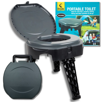 TOALETA TURYSTYCZNA FROYAK SKŁADANA 37CM X 37CM