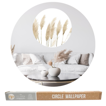 FOTOTAPETA OKRĄGŁA 125CM KŁOSY