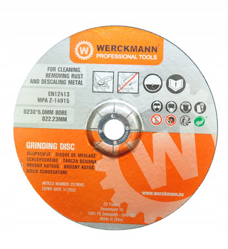 ZESTAW TARCZY DO CIĘCIA I SZLIFOWANIA WERCKMANN