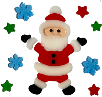 NAKLEJKI ŻELOWE NA OKNO ŚWIĄTECZNE MIKOŁAJ