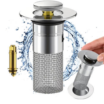 KOSZYK SITKO DO ZLEWU SREBRNE FILTR ODPŁYWOWY