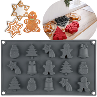 ERNESTO ŚWIĄTECZNA SILIKONOWA FORMA DO PRALINEK 15 PRALIN