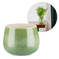 DONICZKA CERAMICZNA OSŁONKA NA STORCZYKA ZIELONA 9X11 CM