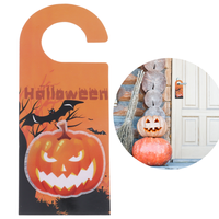 ZAWIESZKA ŚWIECĄCA NA DRZWI HALOWEEN - DYNIA