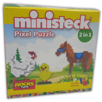 PUZZLE PIXEL MINISTECK 2 IN 1 KURA 