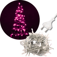 20 LED LAMPKI ŚWIĄTECZNE 1,5M RÓŻ SZNUR 