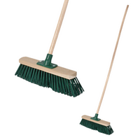 SZCZOTKA DO SPRZĄTANIA Z KIJEM DREWNIANYM