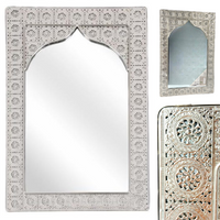 LUSTRO W METALOWEJ RAMIE MAROKO